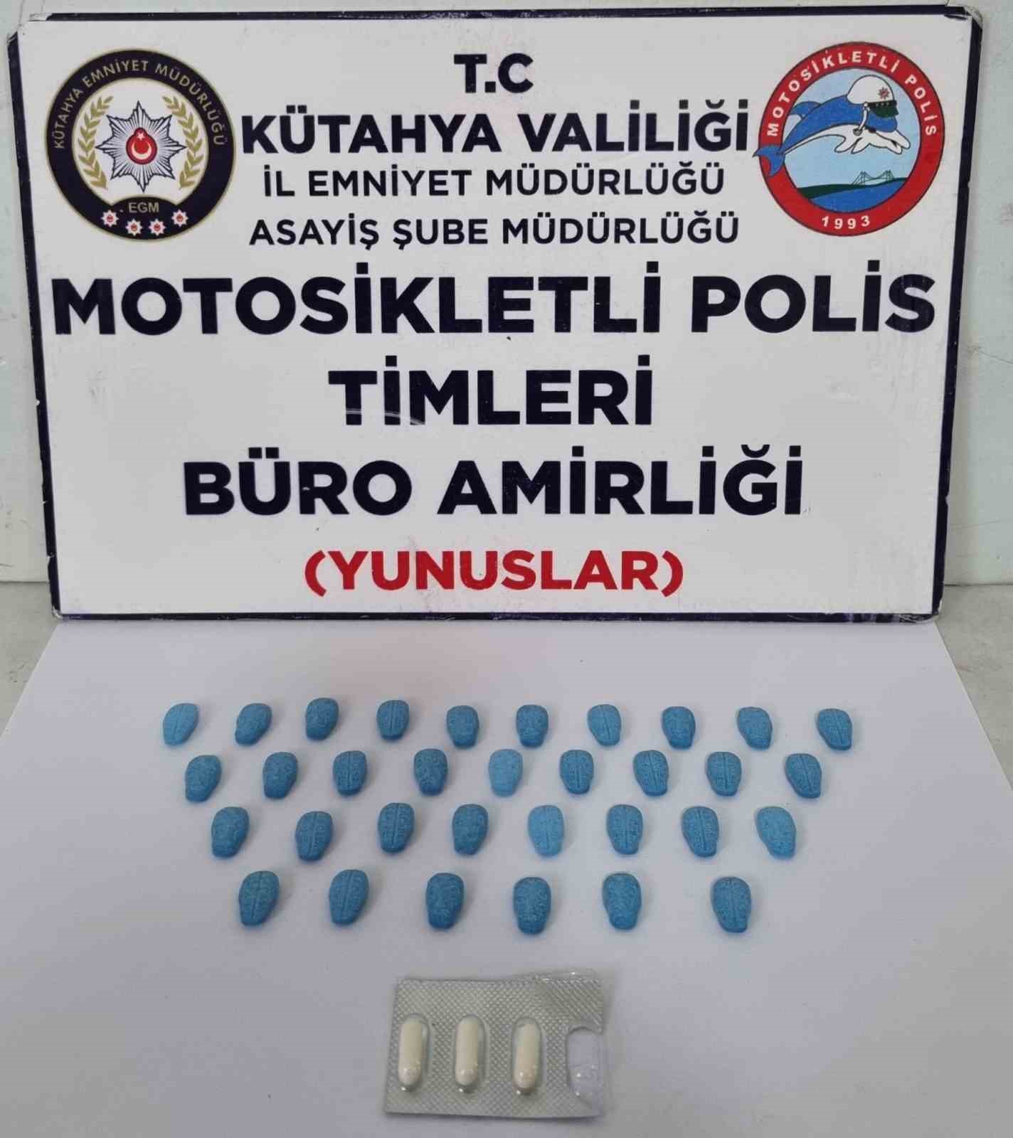 Kütahya'da Motopolislerden Flört Hapı Operasyonu