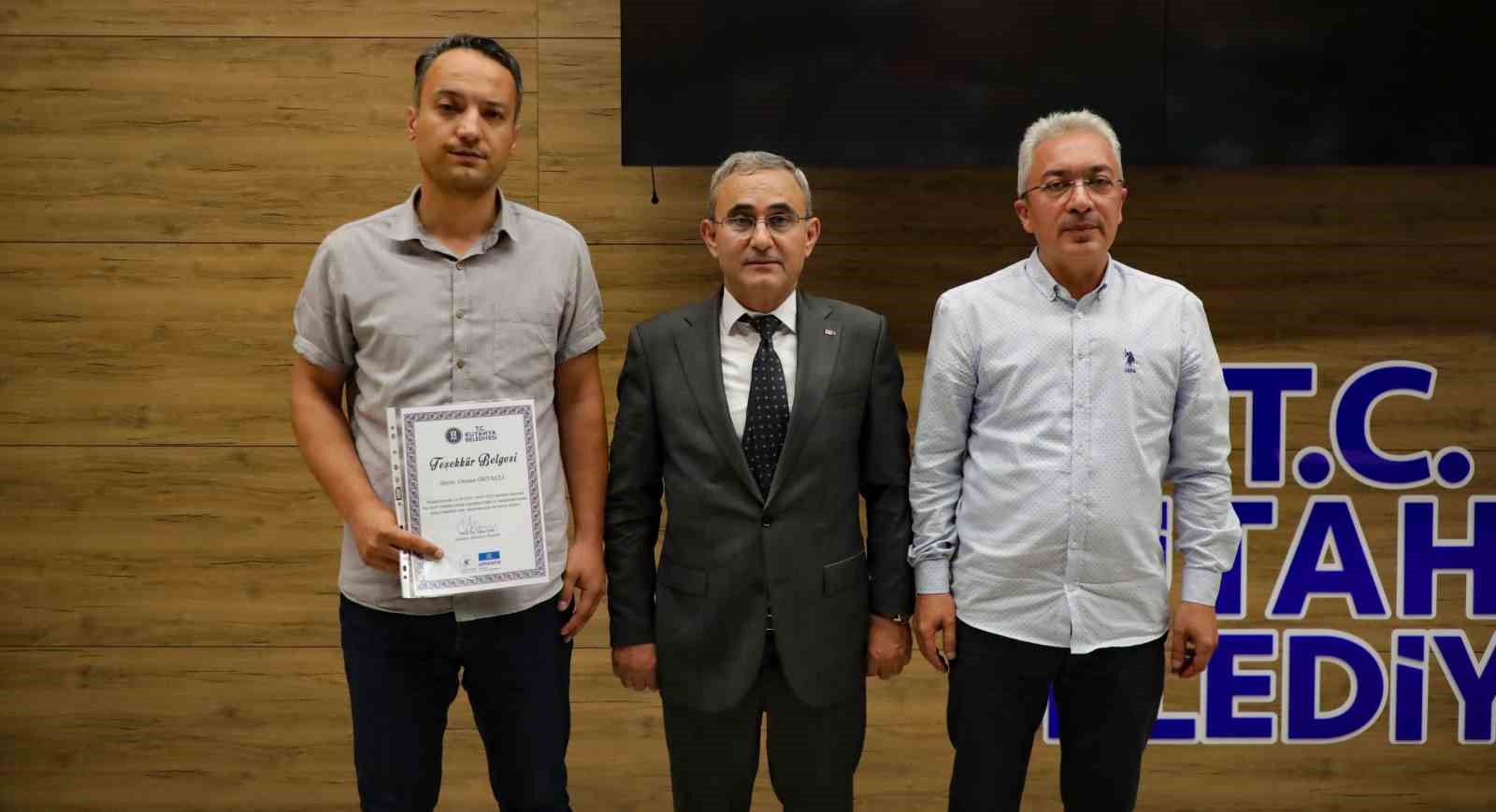 Kütahya Belediyesi Fen İşleri Müdürü görevi devretti