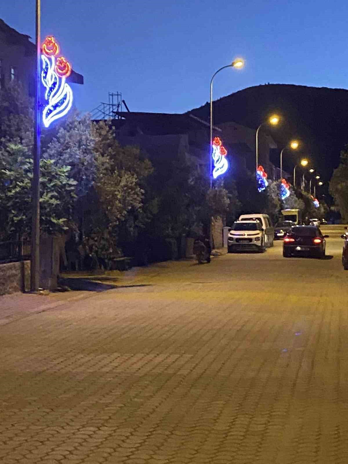 Bayırköy'de Sokaklara Yeni Led Aydınlatmalar Takıldı.