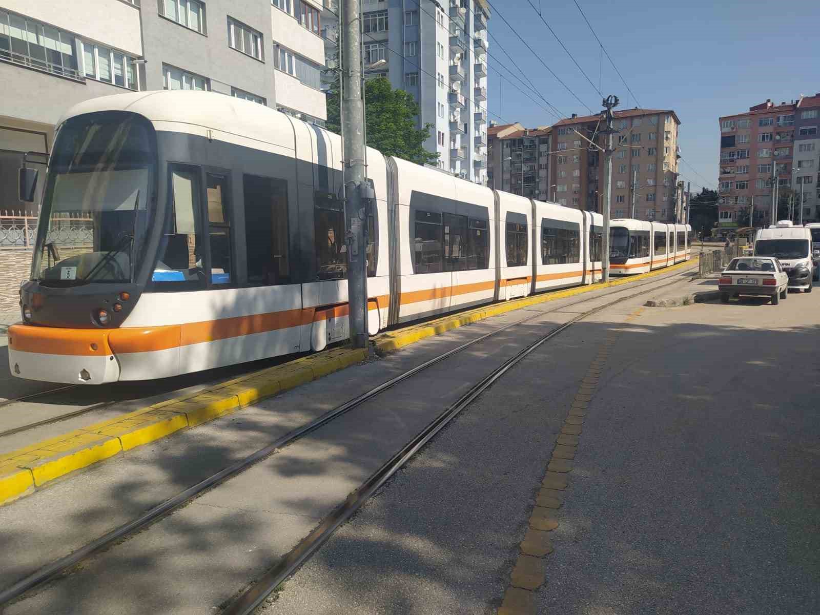 Eskişehir'deki tramvayın arızası seferleri aksattı