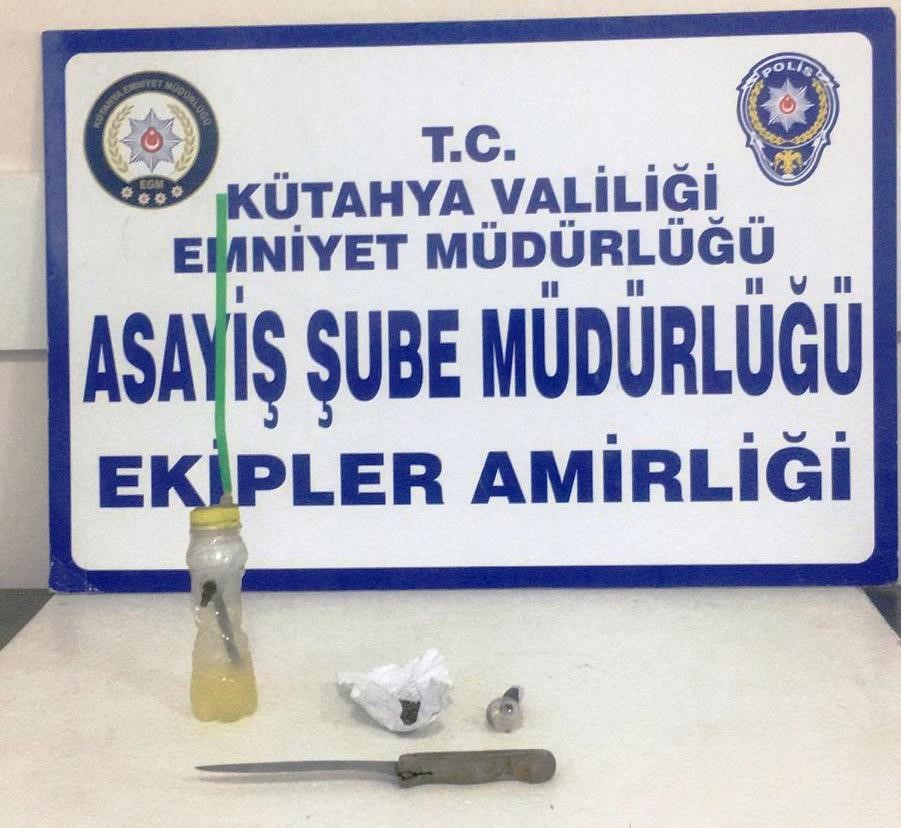 Kütahya'da Polis Tarafından Uyuşturucu Operasyonu