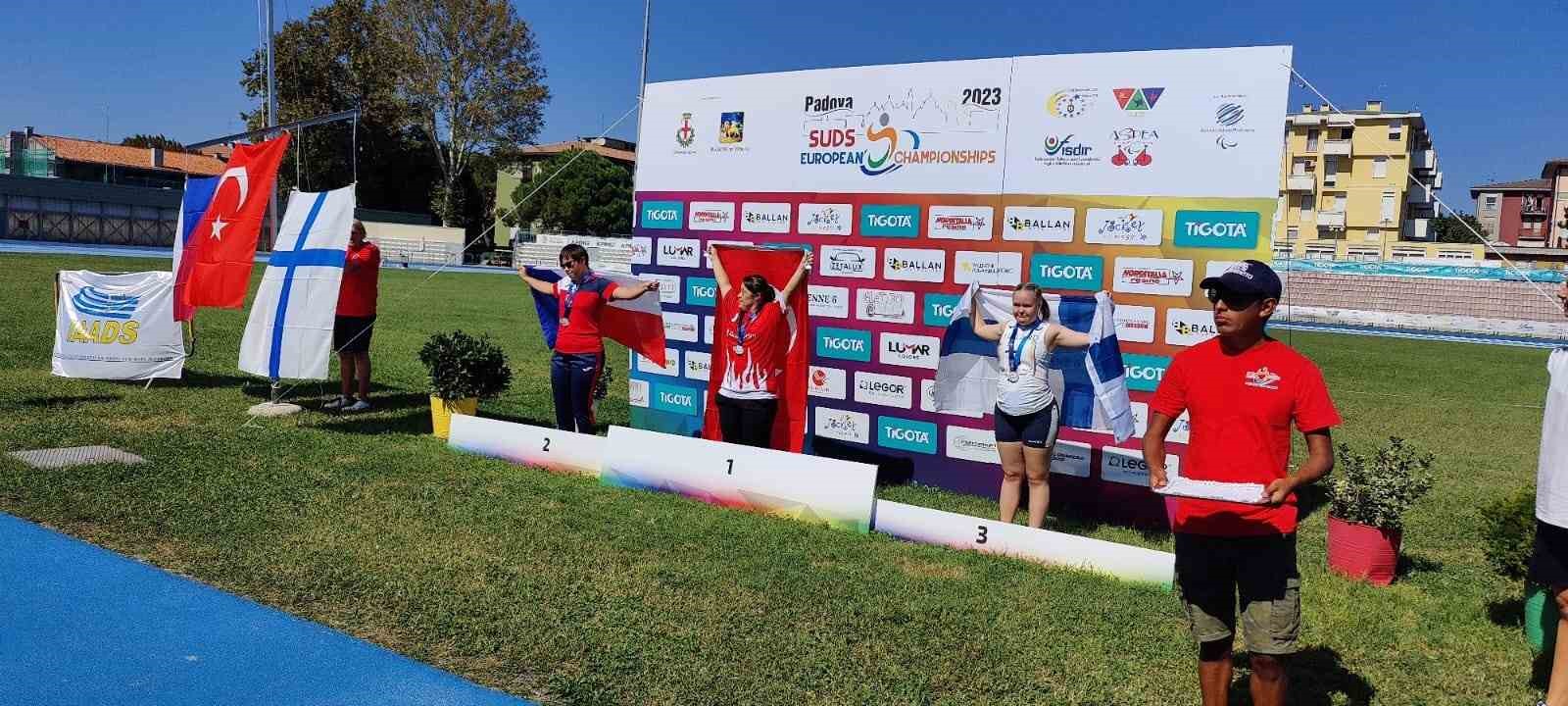 Afyonkarahisarlı sporcu Avrupa Şampiyonasında büyük başarı!